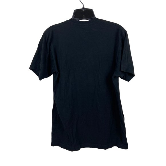 Eternal Will T-Shirt Womens V-neck Hand Painted Flowers Black Large NWT Tshirt - Picture 3 of 6